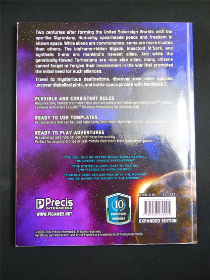 Hardnova Space Action Roleplaying Game Revised & Expanded Edition - Precis Intermedia Softback #2M4