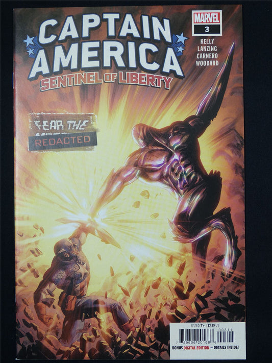 CAPTAIN America: Sentinel of Liberty #3 - B&B Marvel Comic #7XV