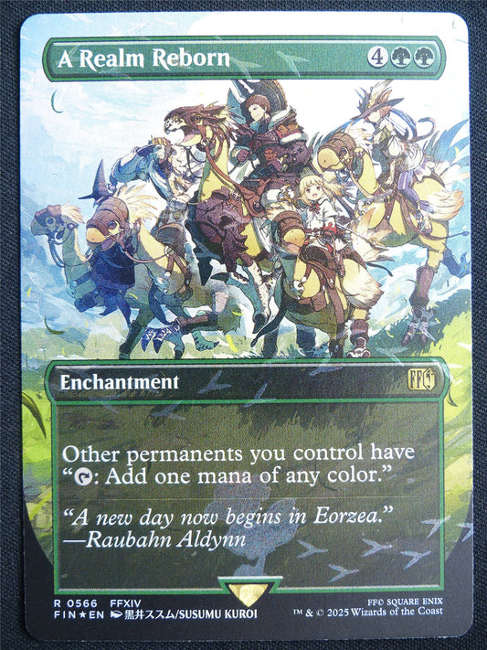 A Realm Reborn Chocobo Track Foil - FIN - Mtg Card #22J