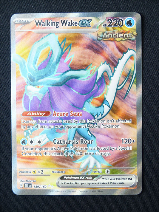 Walking Wake EX 189/162 Textured Holo - Pokemon Card #5TM