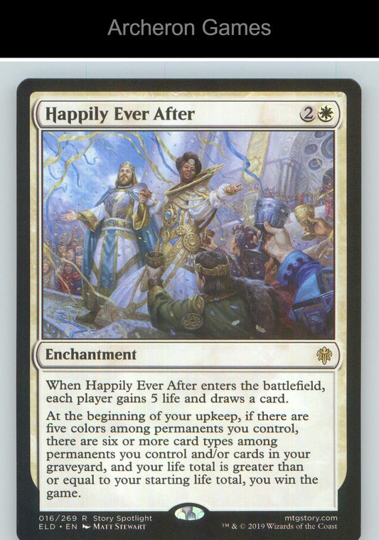 Happily Ever After ELD 16 R MTG Card NM/EX+