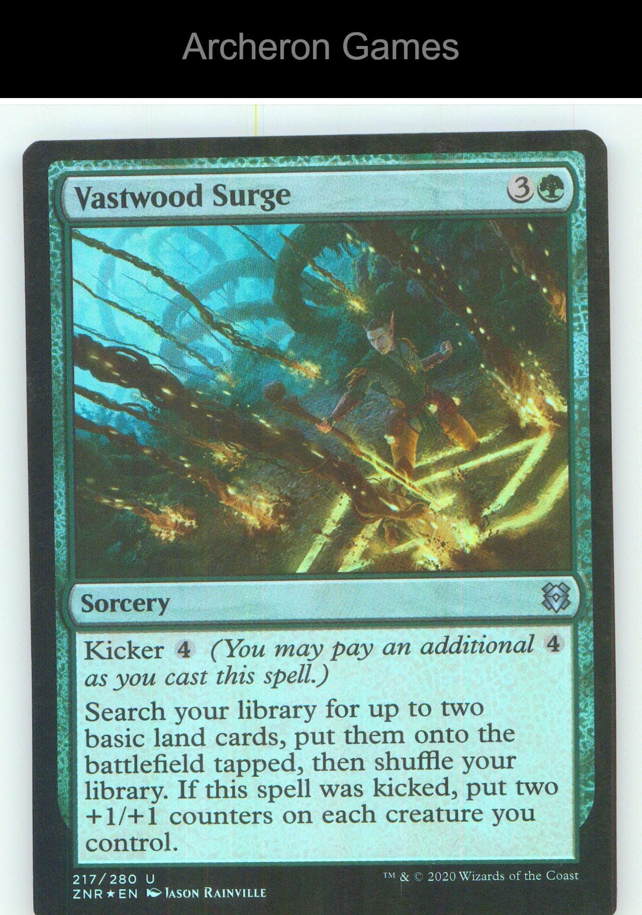 Vastwood Surge ZNR 217 UC MTG Card NM/EX+ Foil