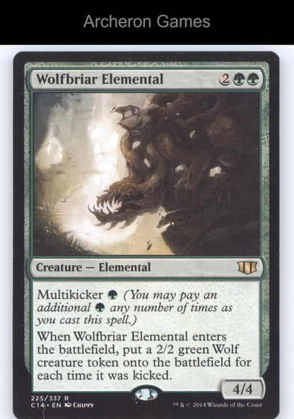 Wolfbriar Elemental 225 R MTG Card Commander 2014