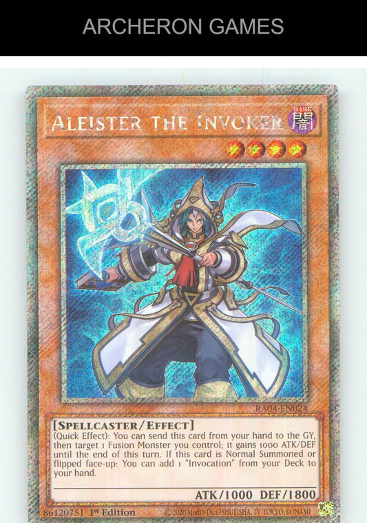 Aleister the Invoker (Alternate Art) (Platinum Secret Rare) YUGIOH 1st Edition