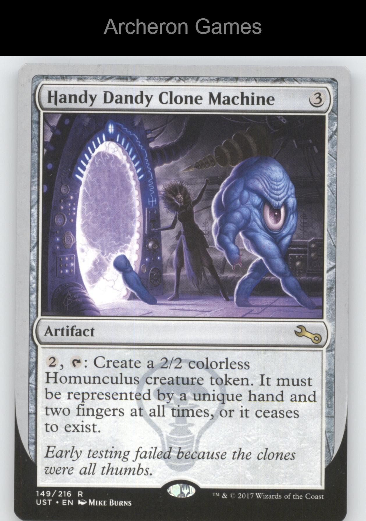 Handy Dandy Clone Machine 149 R MTG Card Unstable