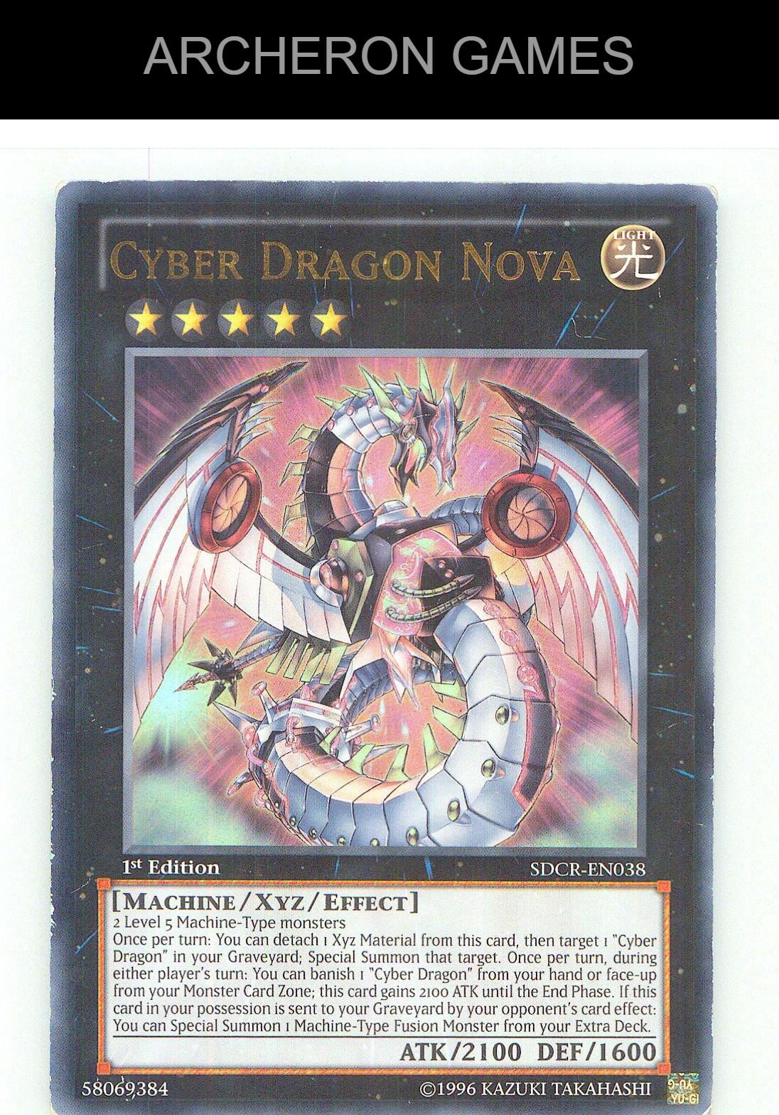 Cyber Dragon Nova Ultra Rare YUGIOH Card Unlimited