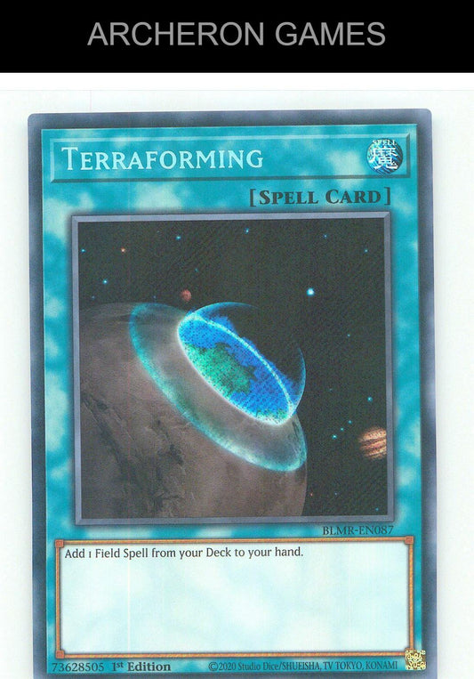Terraforming SEC YUGIOH Card 1st Edition