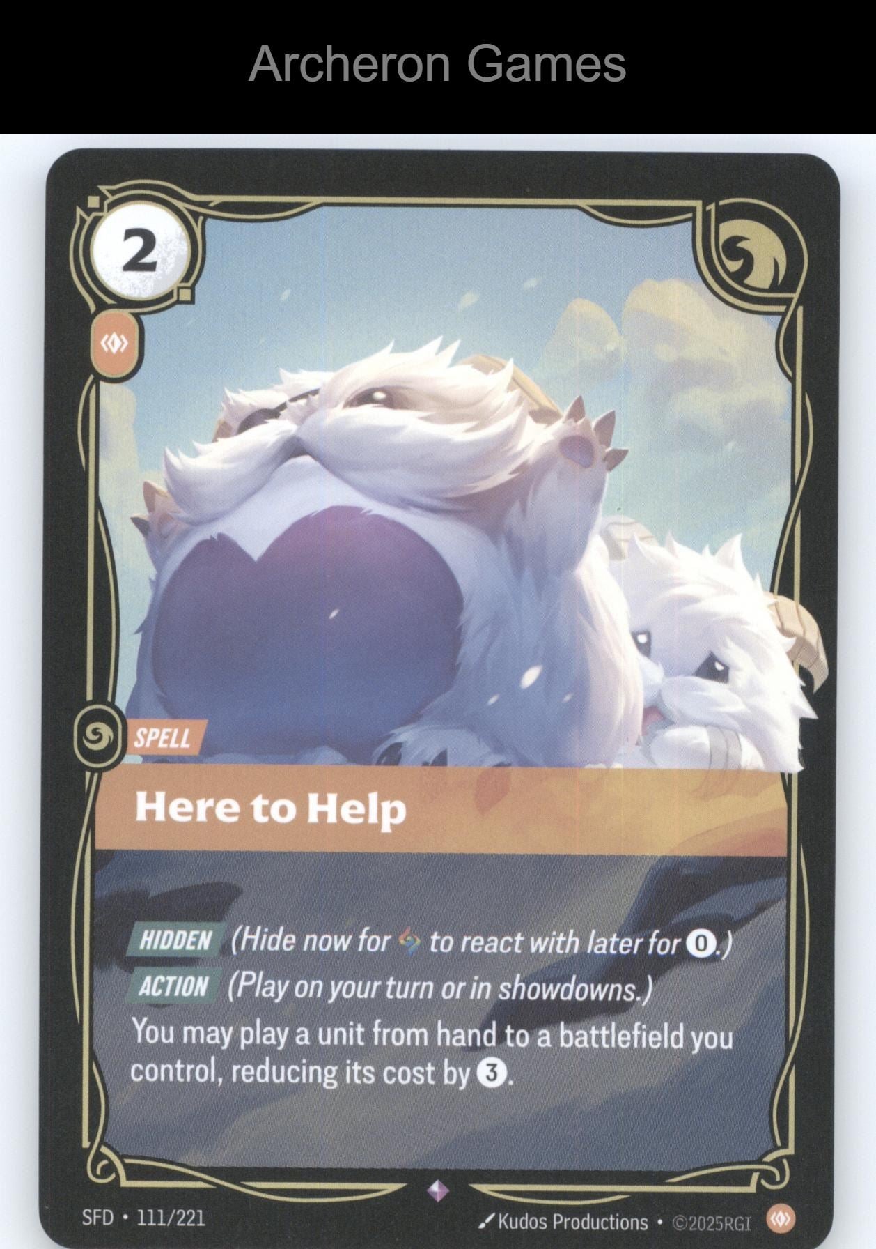 Here to Help SFD 111/221 R  Card Spiritforged