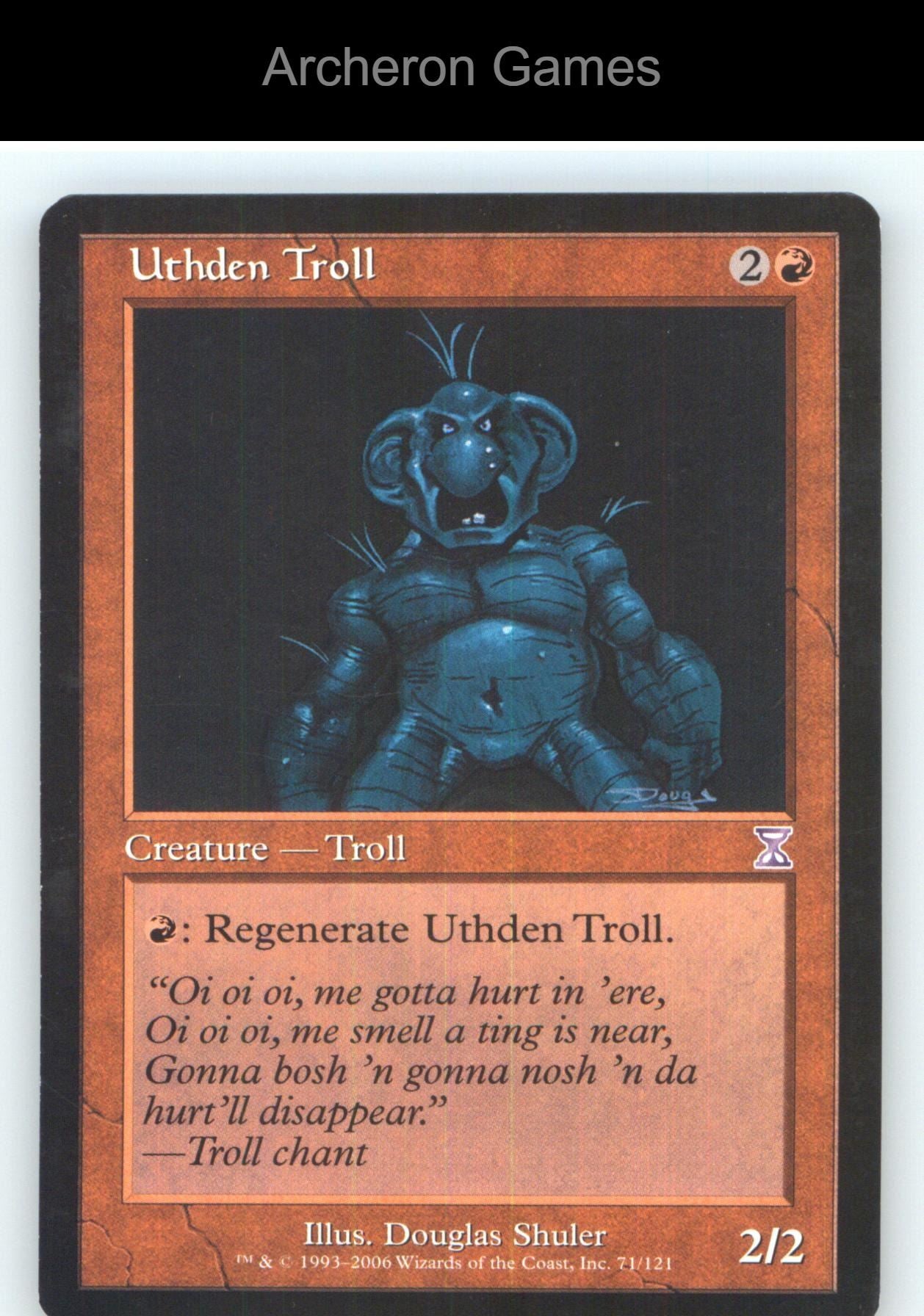 Uthden Troll TSB 71 Special MTG Card NM/EX+