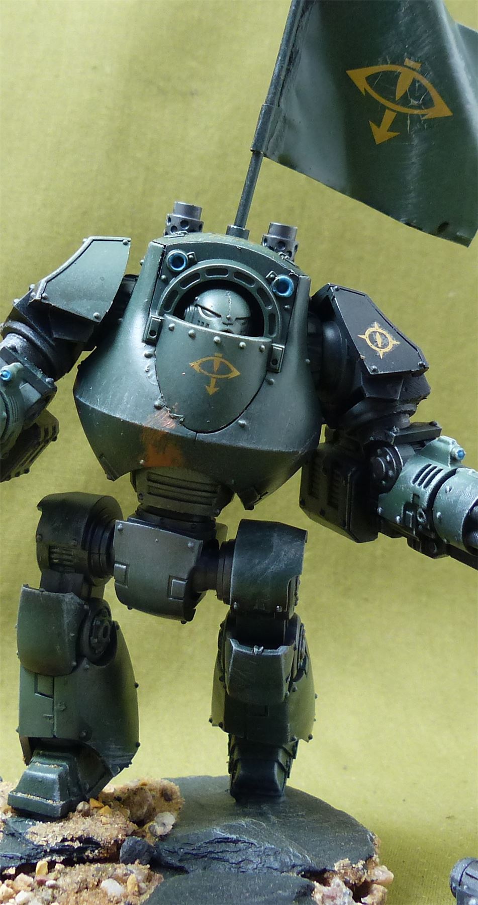 Contemptor Dreadnought Painted - Sons of Horus - Warhammer Horus Heresy #BL