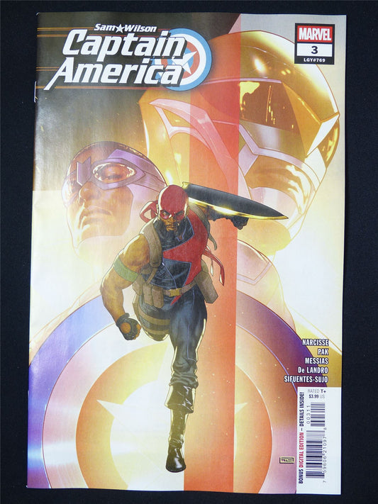 Sam Wilson: CAPTAIN America #3 - B&B May 2025 Marvel Comic #1PD