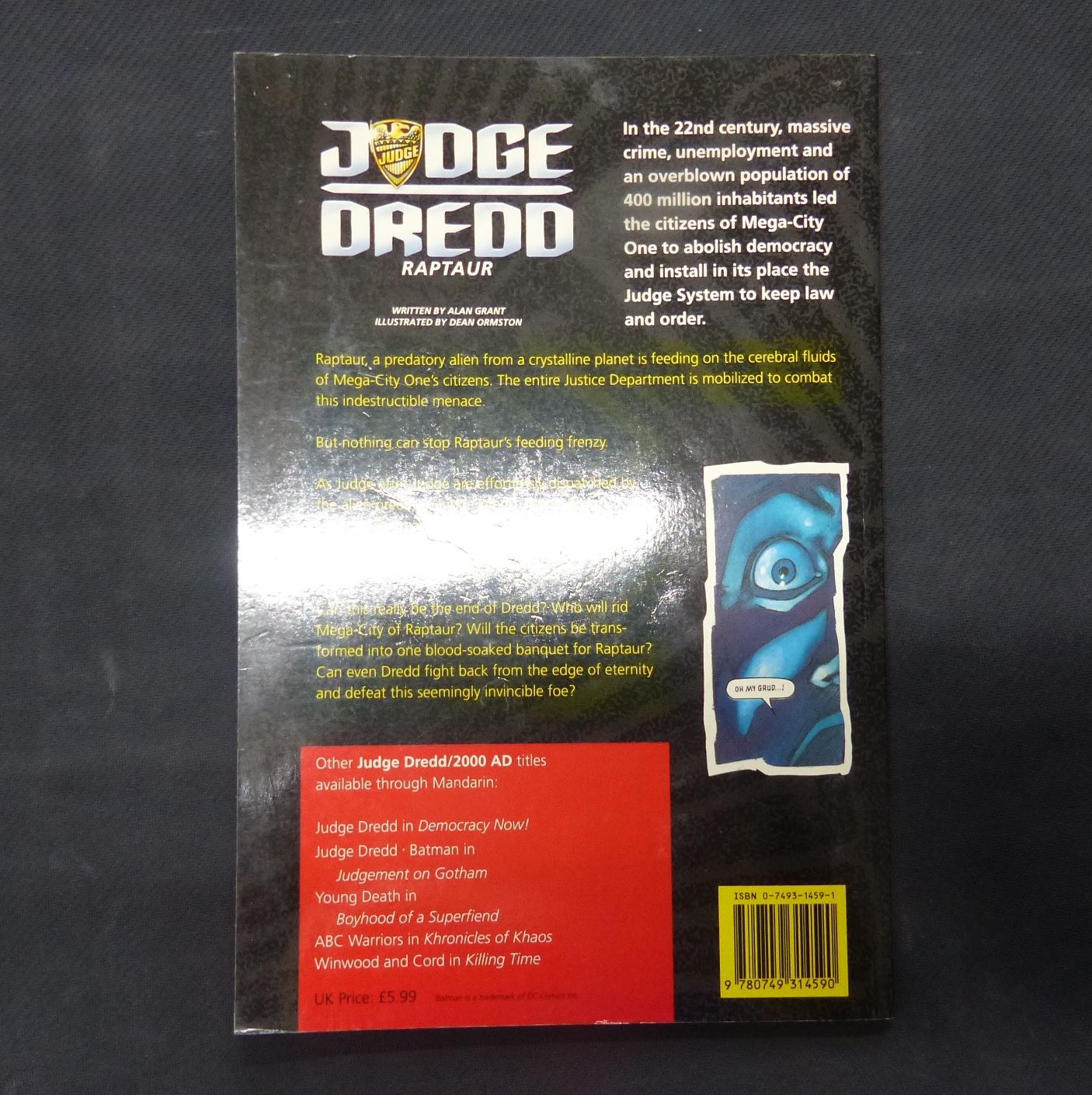 Judge Dredd: Raptaur - 2000 AD Graphic Softback #8N