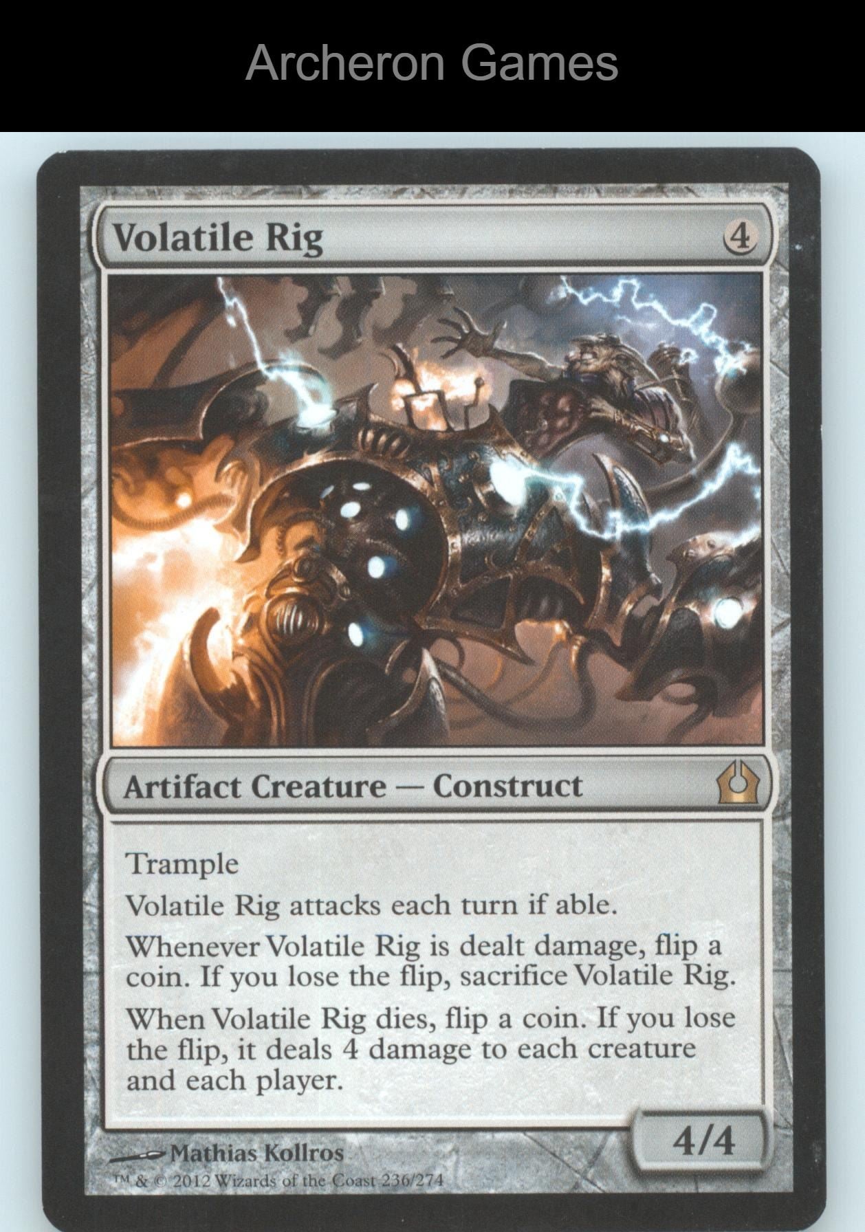 Volatile Rig 236 R MTG Card Return to Ravnica
