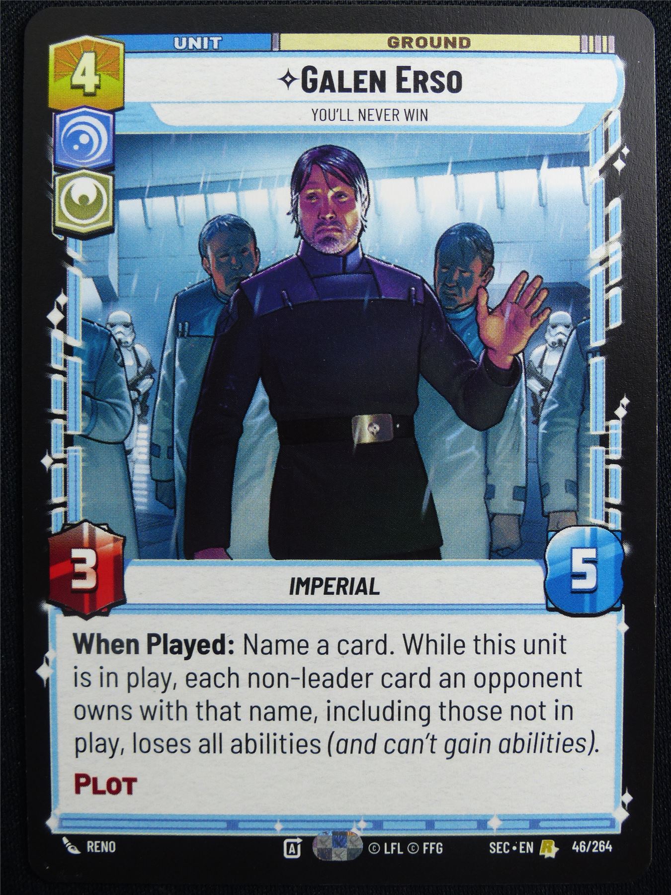 Galen Erso 46/264 - Star Wars Unlimited Card #4V2