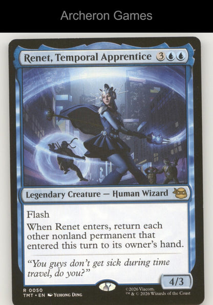 Renet, Temporal Apprentice TMT 0050 R MTG Card Teenage Mutant Ninja Turtles