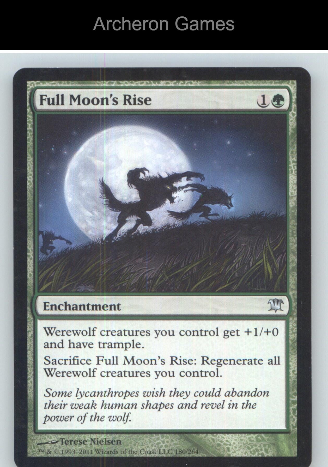 Full Moon's Rise ISD 180 UC MTG Card NM/EX+