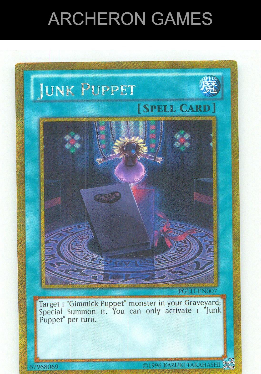 Junk Puppet Gold Secret Rare YUGIOH Card Unlimited