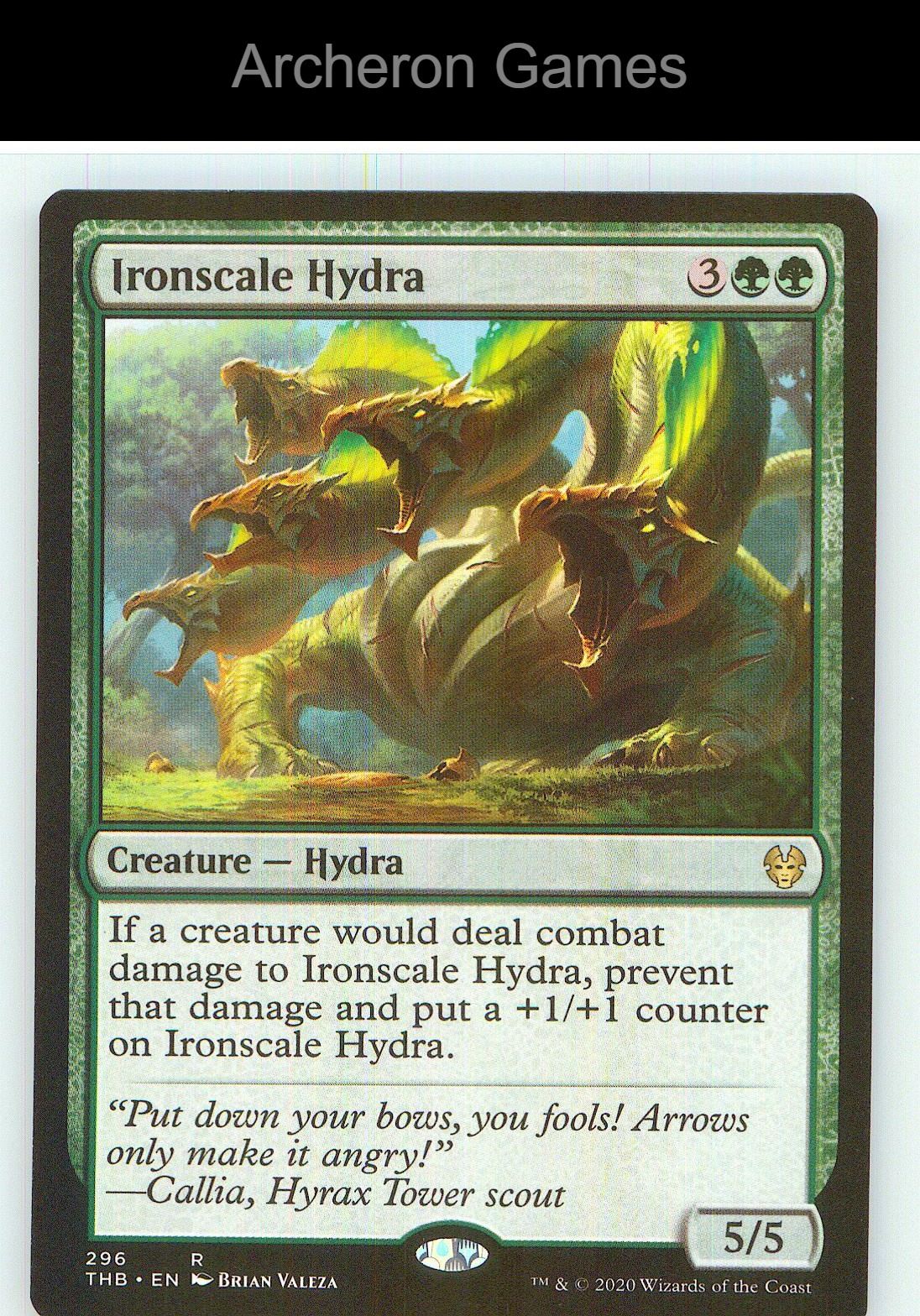 Ironscale Hydra THB 296 R MTG Card NM/EX+