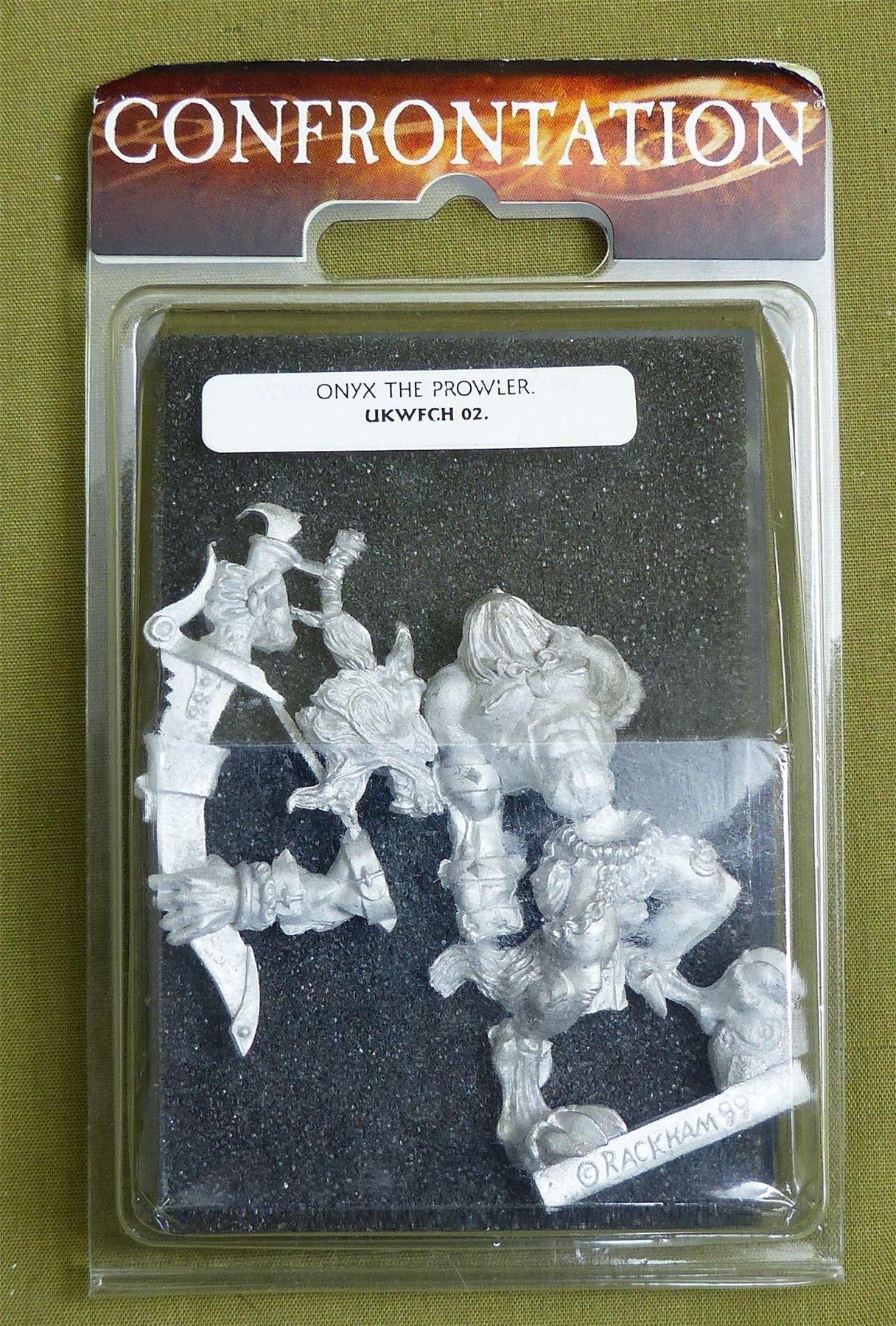 Confrontation: Onyx the Prowler Blister - Rackham Metal Minis OOP #266