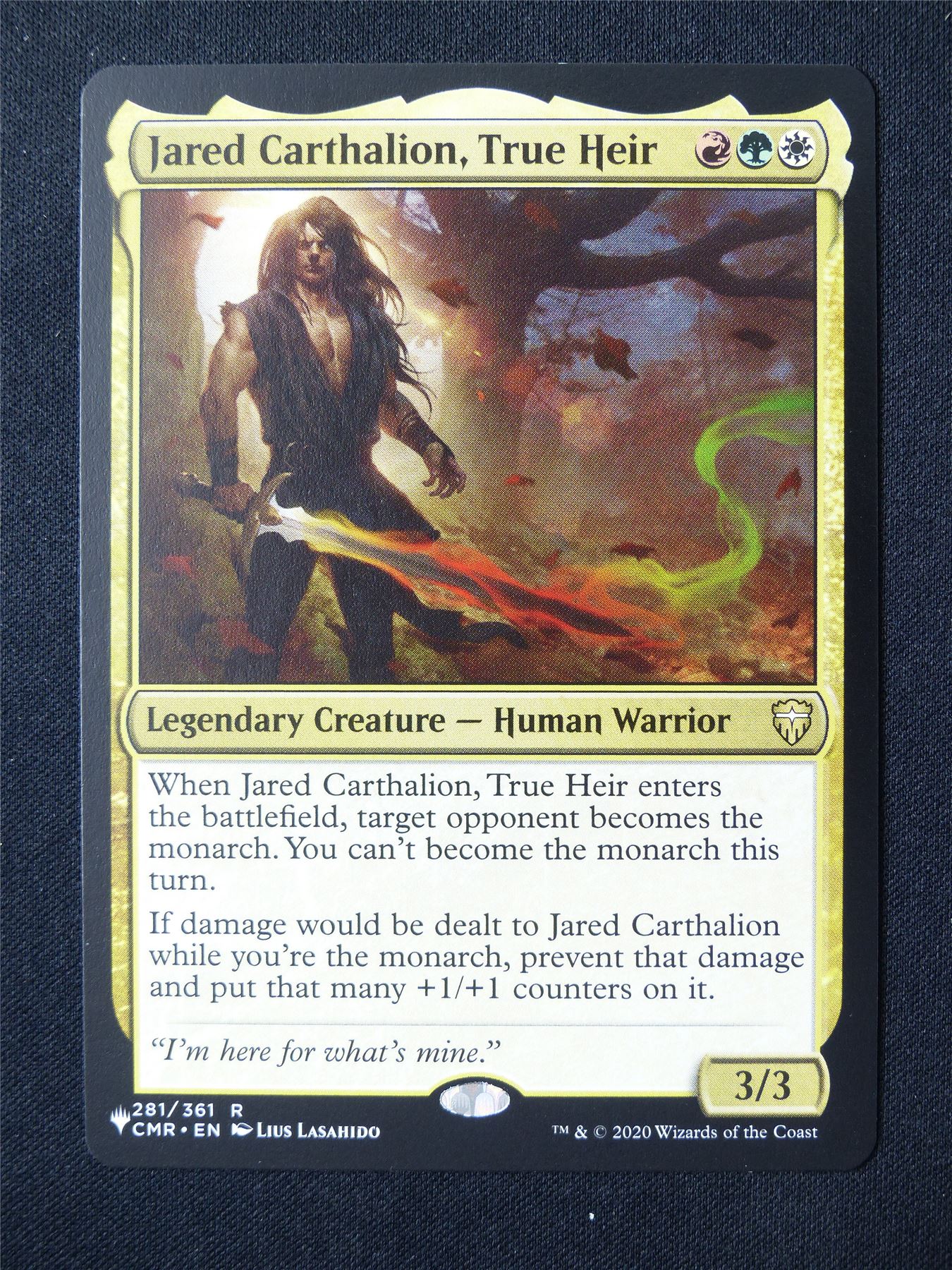 Jared Carthalion True Heir - CMR - Mtg Card #5HM