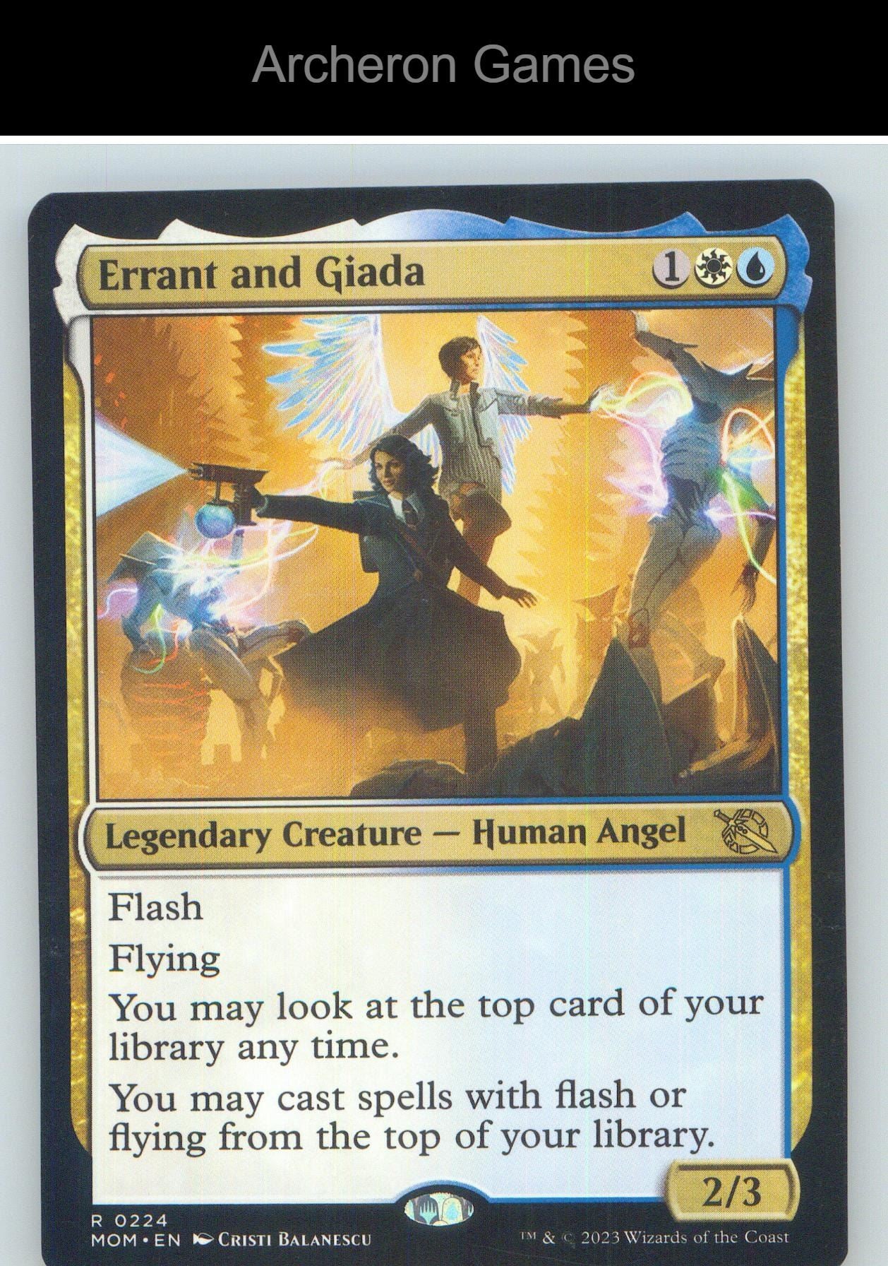 Errant and Giada MOM 224 R MTG Card NM/EX+