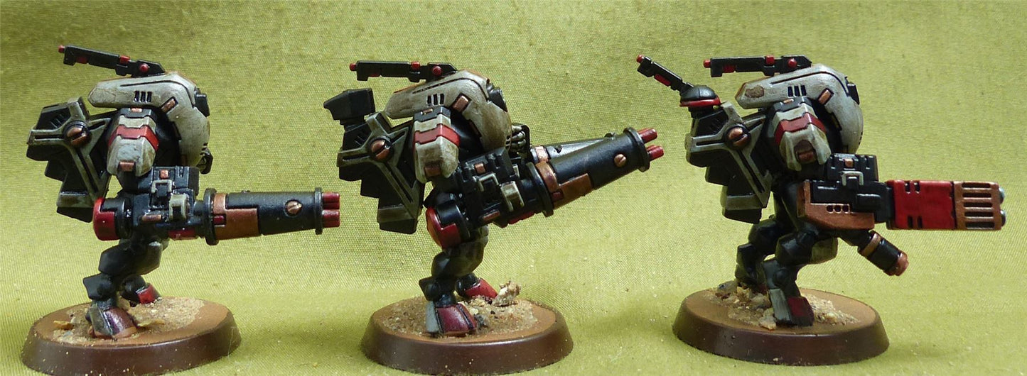 Stealth Battlesuits painted - Tau Empire - Warhammer 40K #YA