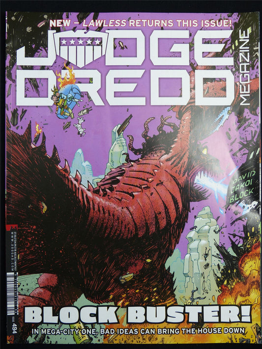 JUDGE Dredd Megazine #494 Cvr A - 2000AD Comic Magazine #3O3