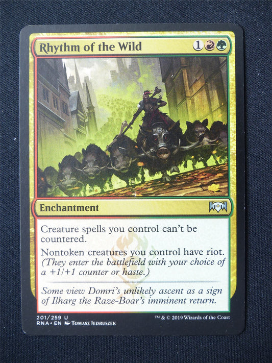 Rhythm of the Wild - RNA - Mtg Card #W