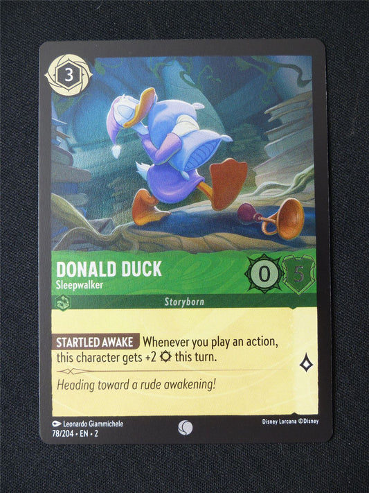 Donald Duck 78/204 Foil - Lorcana Card #3CX