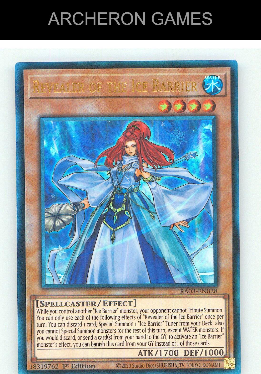 Revealer of the Ice Barrier (PUR) YUGIOH Card 1st Edition