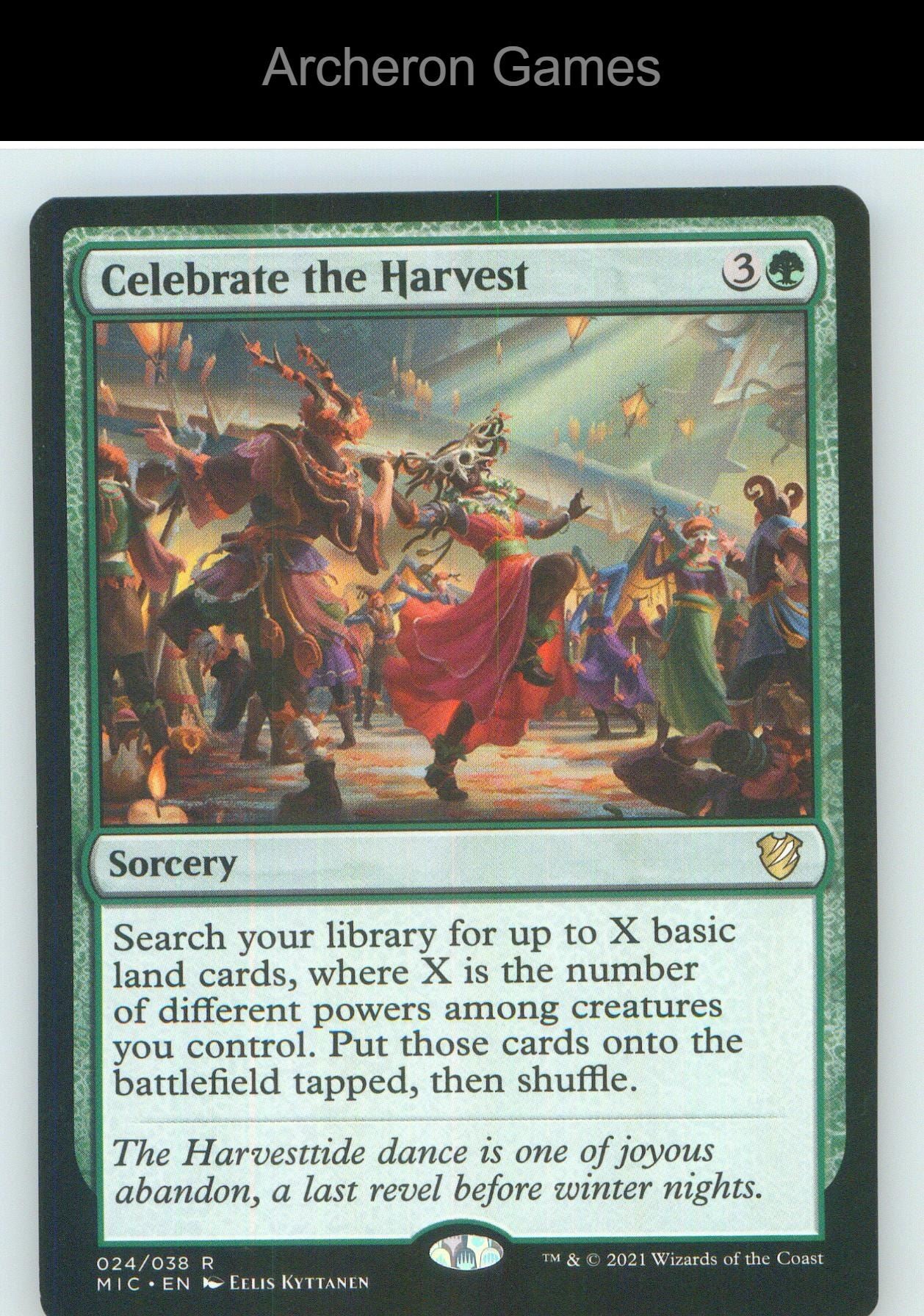 Celebrate the Harvest MIC 24 R MTG Card NM/EX+
