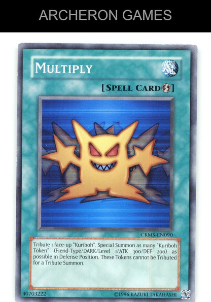 Multiply SR YUGIOH Card