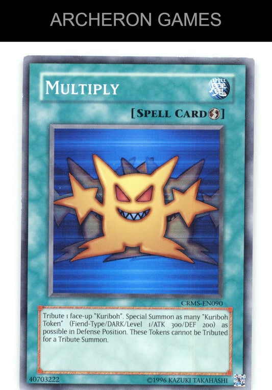 Multiply SR YUGIOH Card