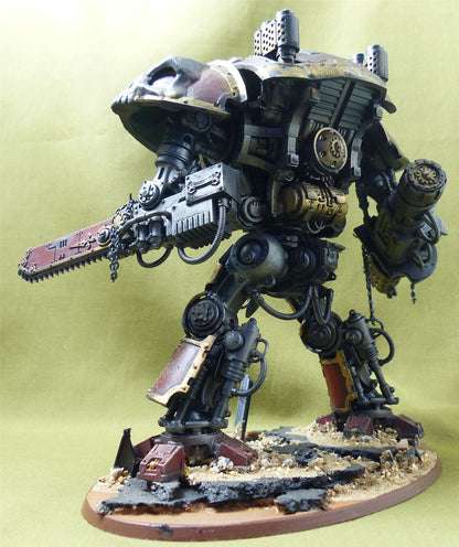 Knight Errant painted - Chaos Knights - Warhammer 40K #7UU