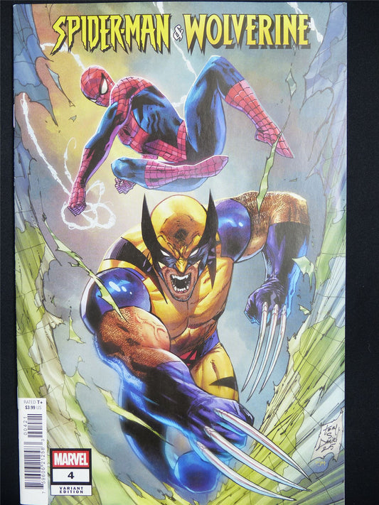SPIDER-MAN & Wolverine #4 Variant - Oct 2025 Marvel Comic #2VF