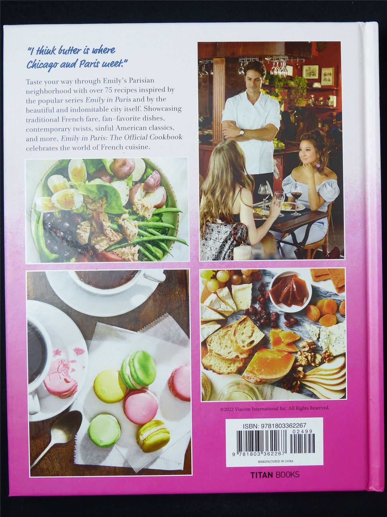 Emily in Paris The Official Cookbook - Titan Gift Book Hardback #LS