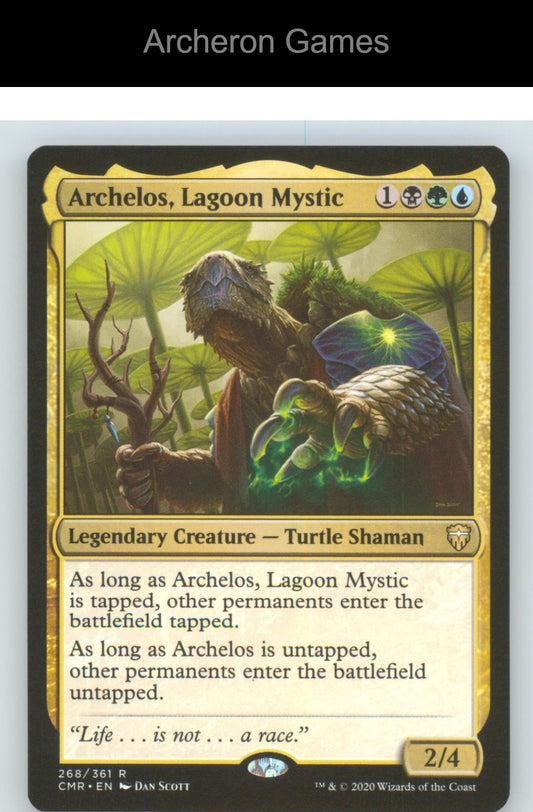 Archelos, Lagoon Mystic CMR 268 R MTG Card NM/EX+