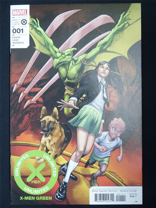 Unlimited X-MEN: X-Men Green #1 - Marvel Comic #2C8