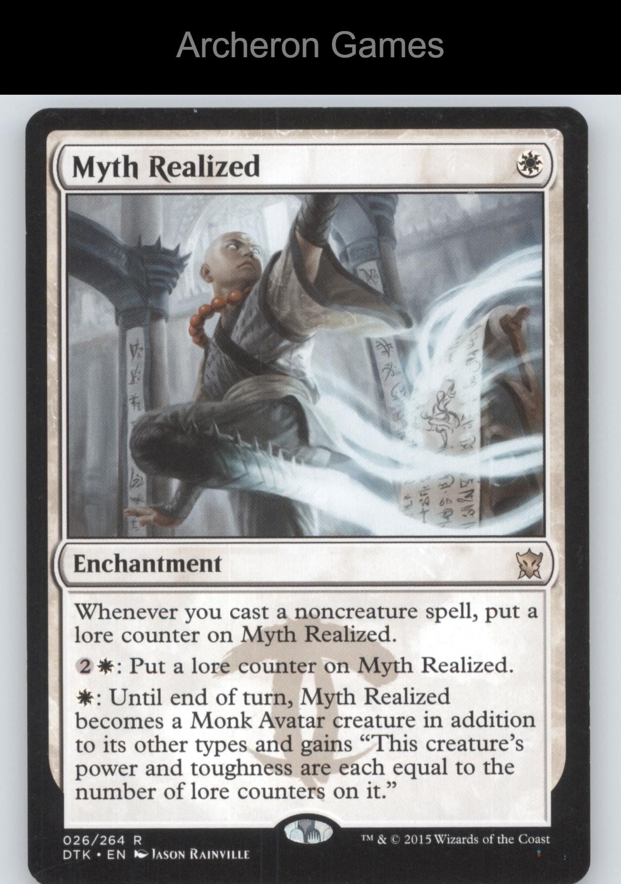 Myth Realized 26 R MTG Card Dragons of Tarkir