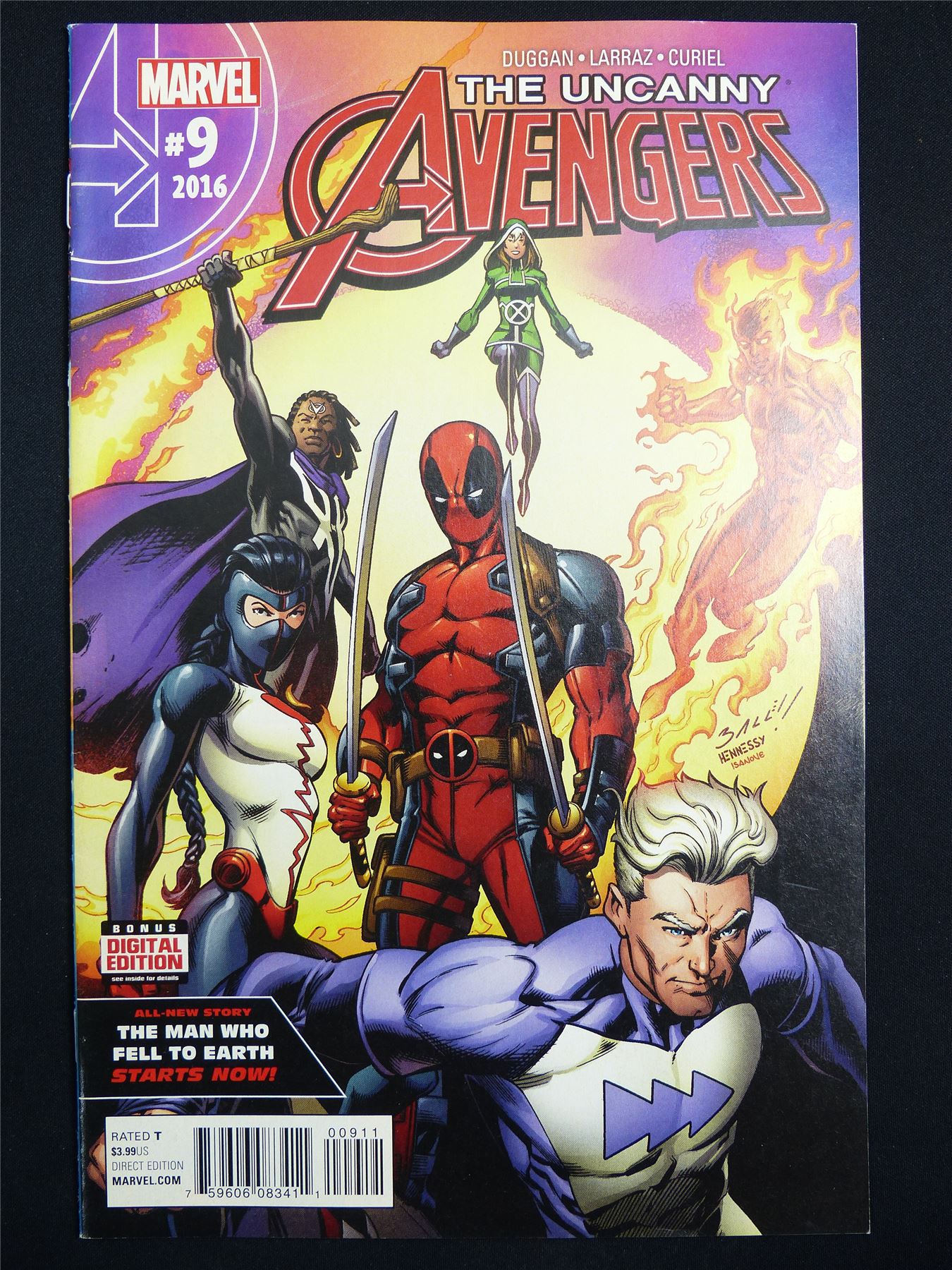 The Uncanny AVENGERS #9 Cvr A - Marvel Comic #3AE