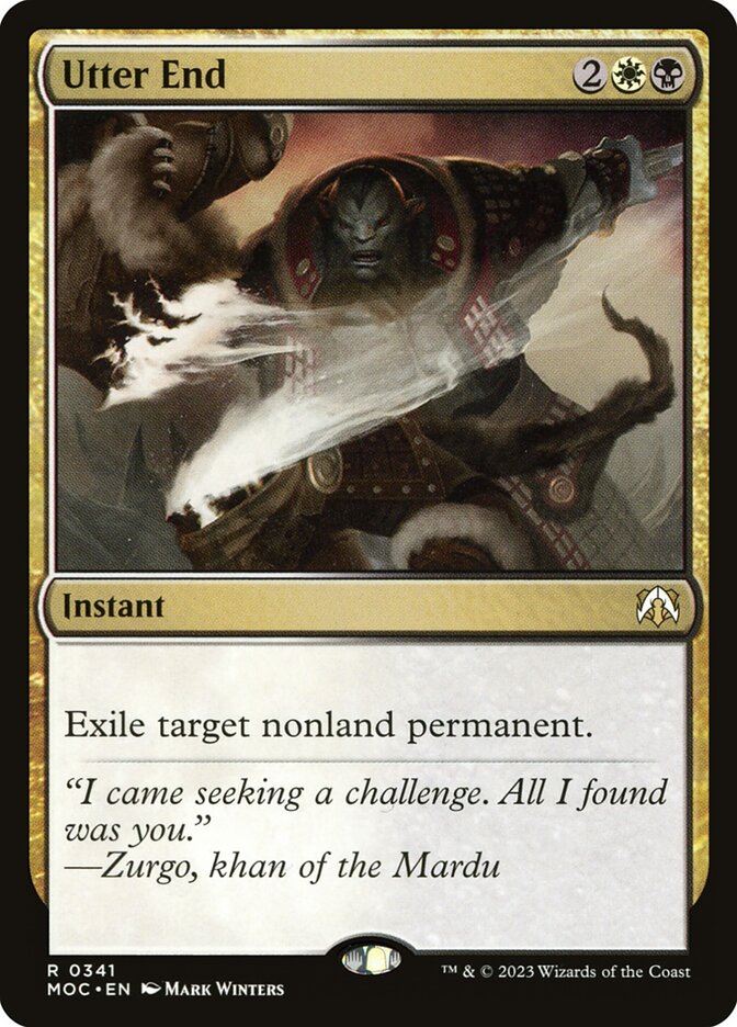 Mtg: MOC : Utter End -  - NM