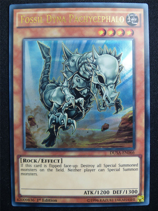Fossil Dyna pachycephalo DUSA Ultra Rare - 1st ed Yugioh Card #4U9