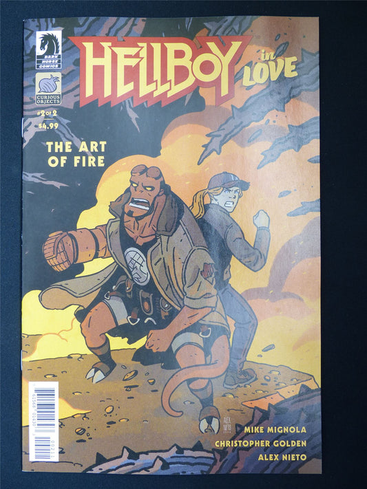 HELLBOY in Love: The Art of Fire #2 - Sep 2025 Dark Horse Comic #3Y2
