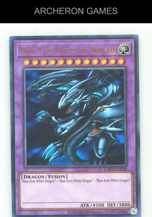 Blue-Eyes Ultimate Dragon UR YUGIOH Card Unlimited