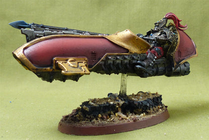 Legio Custodes Gyrfalcon Pattern Jetbike painted - Adeptus Custodes - Warhammer 40K #30H