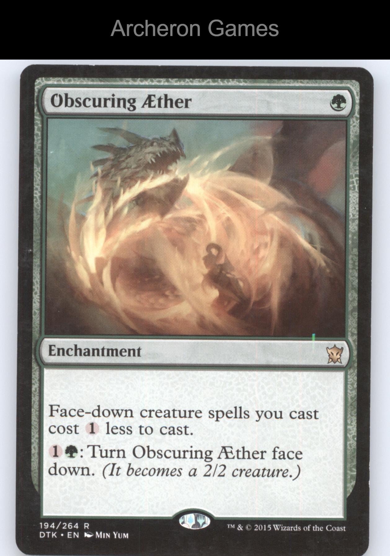 Obscuring Aether 194 R MTG Card Dragons of Tarkir
