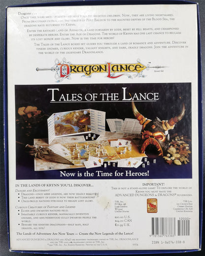 AD&D 2nd Ed: Dragonlance: Tales of the Lance Box set #19