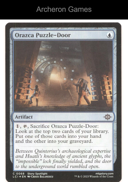 Orazca Puzzle-Door 68 C MTG Card The Lost Caverns of Ixalan