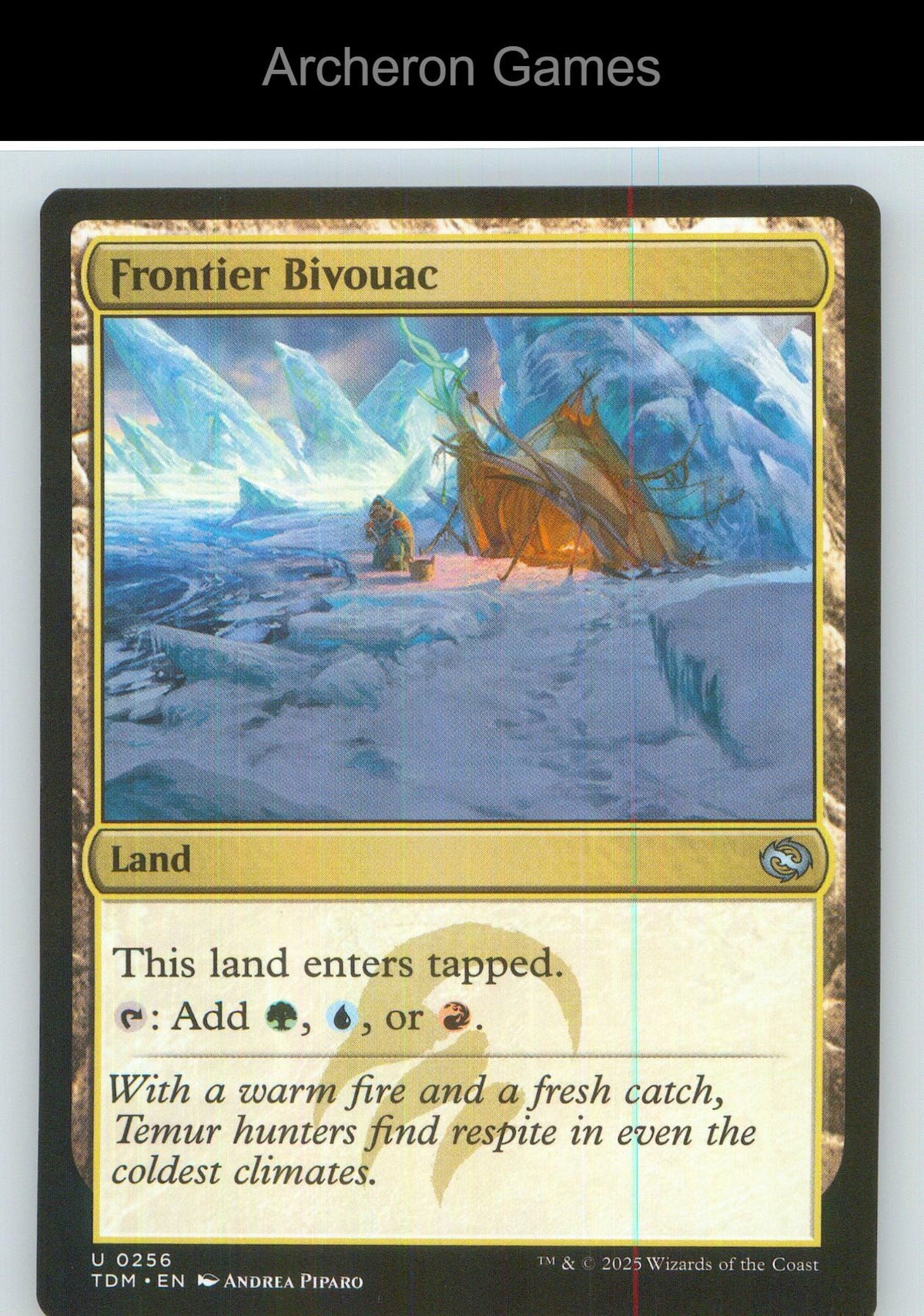 Frontier Bivouac TDM 256 UC MTG Card NM/EX+