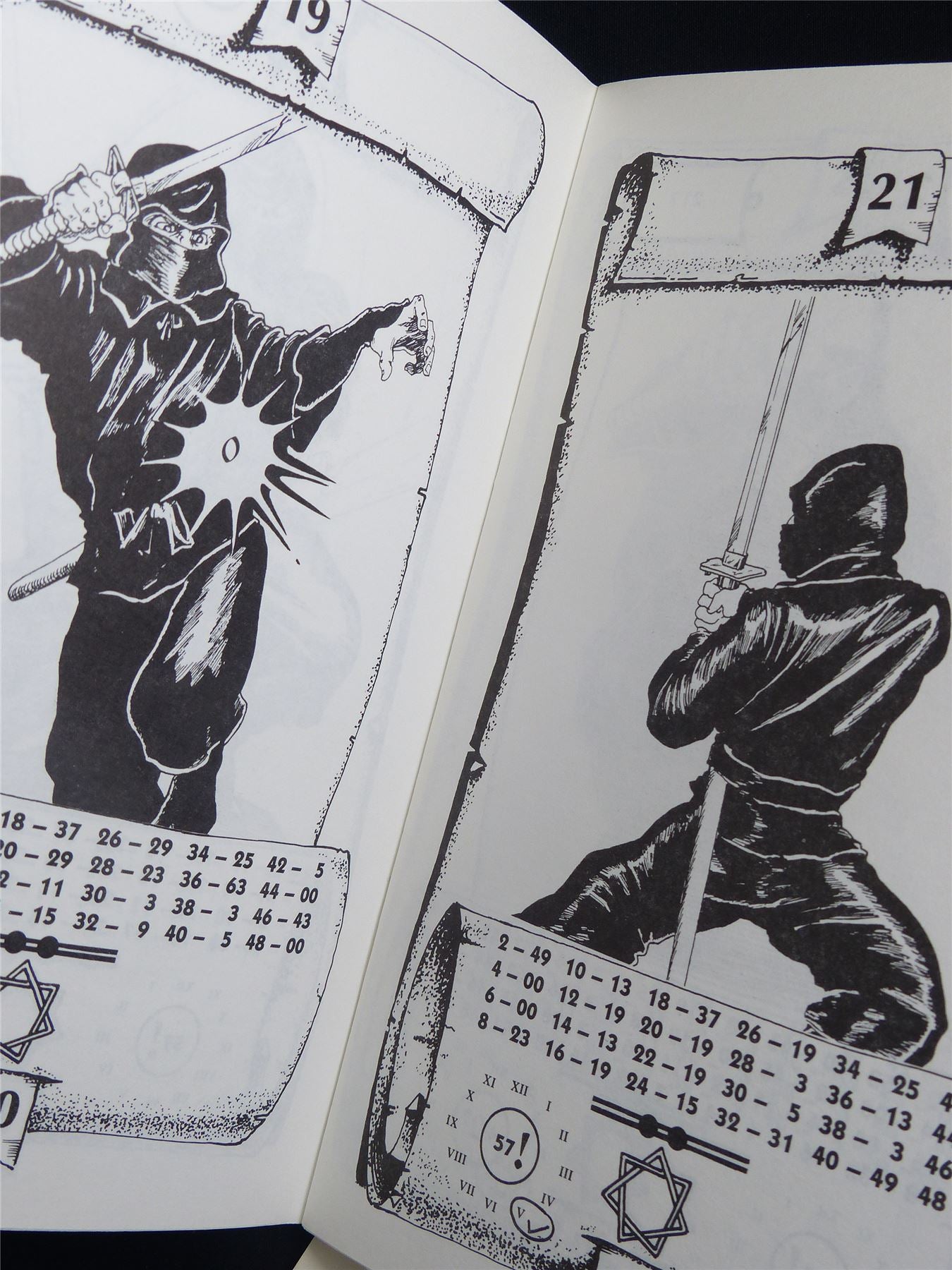 Lost Worlds Fantasy Combat Book: Ninja With Ninjato - Booklet #2TM